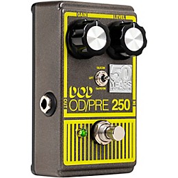 DOD 250 50th Anniversary Edition Overdrive Preamp Effects Pedal Gray/Yellow