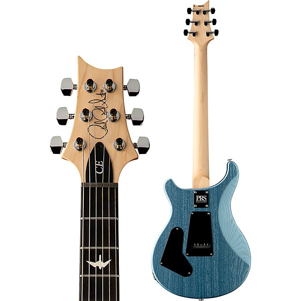 PRS CE 24-08 Swamp Ash Satin Electric Guitar Frost Blue Metallic