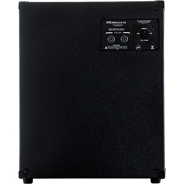 Gallien-Krueger Neo115-IV 500W 1x15 Bass Speaker Cabinet Black