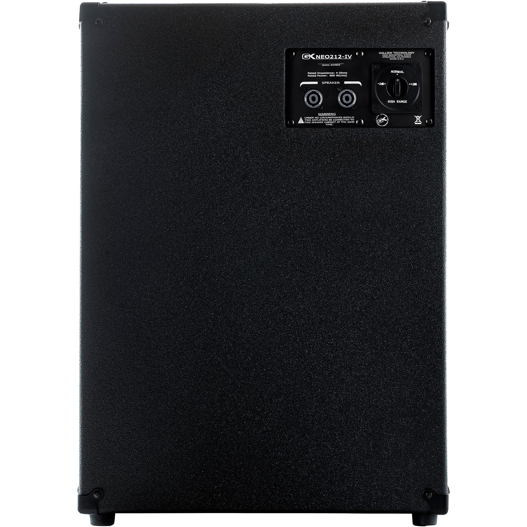 Gallien-Krueger Neo212-IV 800W 2x12 Bass Speaker Cabinet Black 4