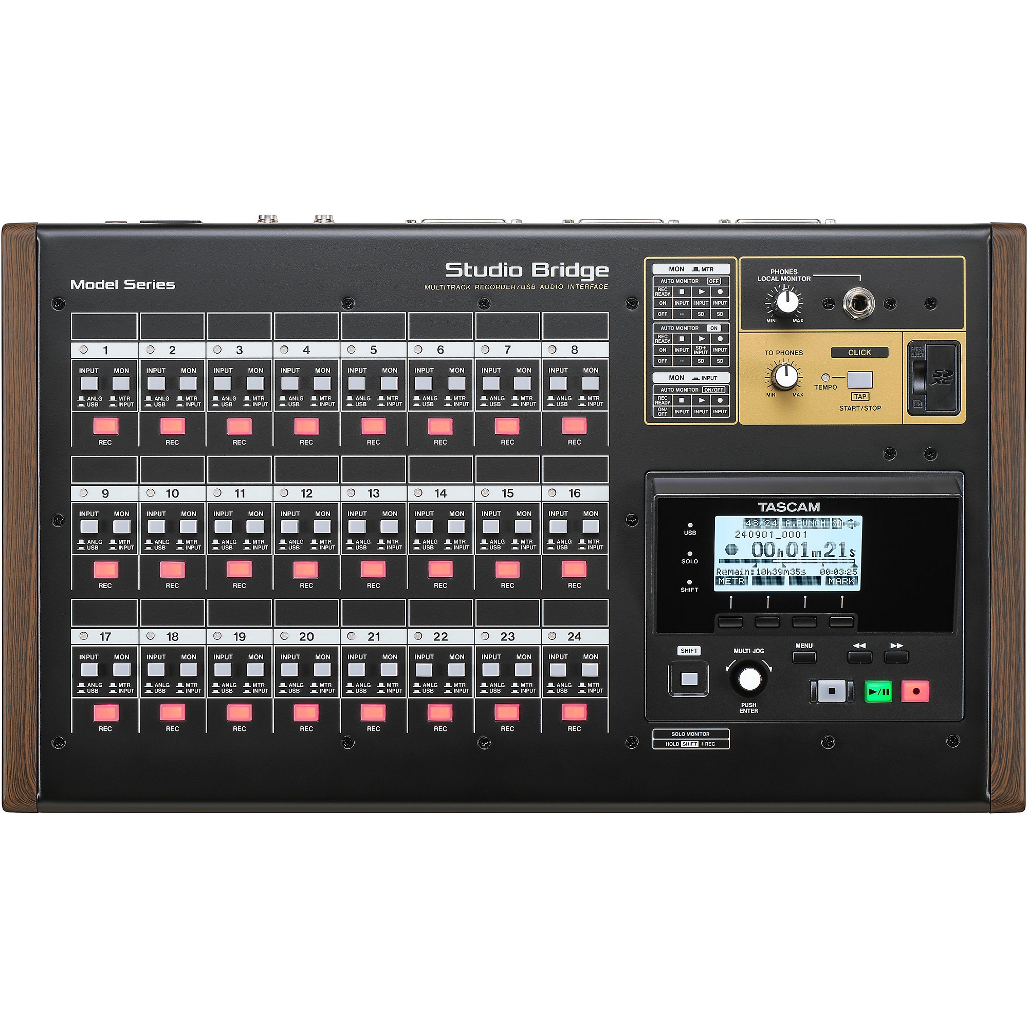 TASCAM Studio Bridge 24-track Analog Multitrack Recorder & USB