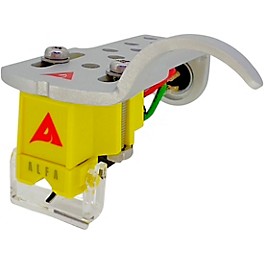JICO ALFA MODEL Cartridge Mounted on Silver JICO Headshell