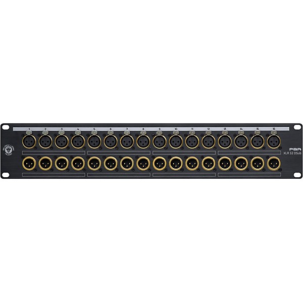 Black Lion Audio PBR XLR 32 D-Sub Patchbay