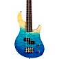 Flight Mini Bass TBL Electric Bass Guitar Transparent Blue thumbnail