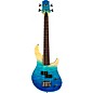 Flight Mini Bass TBL Electric Bass Guitar Transparent Blue