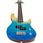 Flight Mini Bass TBL Electric Bass Guitar Transparent Blue