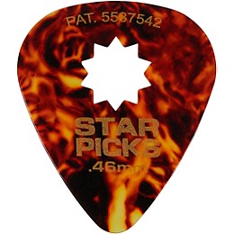 Everly Star Classic Tortoise Shell Guitar Picks .46 mm 12 Pack