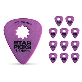 Everly Star Guitar Picks 1.0 mm 12 Pack Everly Star Guitar Picks 1.14 mm 12 Pack