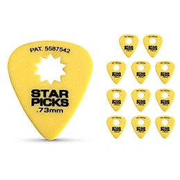 Everly Star Guitar Picks .73 mm 12 Pack