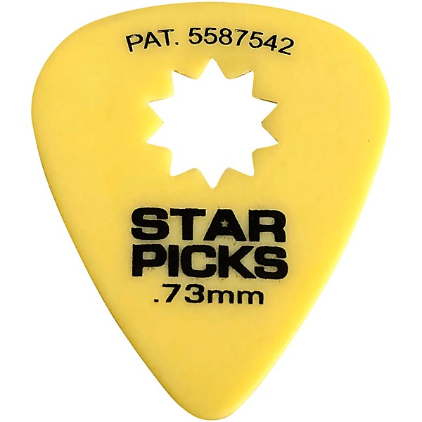 Everly Star Guitar Picks .73 mm 12 Pack