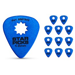 Everly Star Guitar Picks 1.0 mm 12 Pack