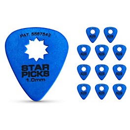 Everly Star Guitar Picks 1.0 mm 12 Pack Everly Star Guitar Picks 1.0 mm 12 Pack