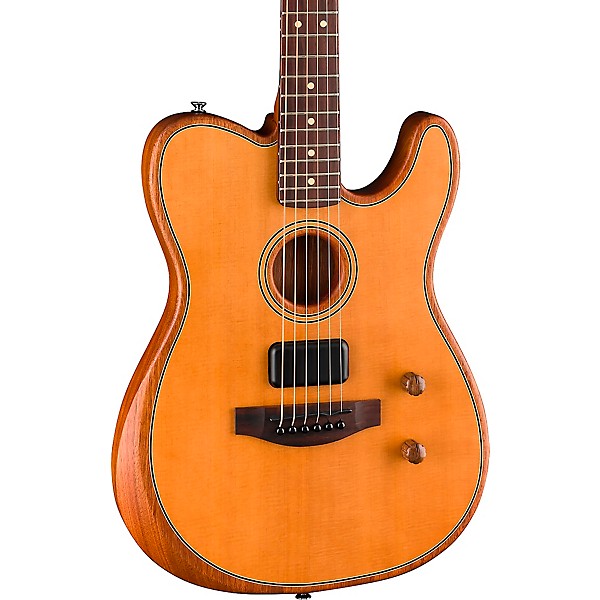 Fender Acoustasonic Standard Telecaster Acoustic-Electric Guitar Aged Natural