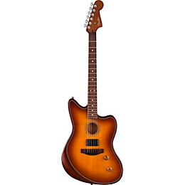 Fender Acoustasonic Standard Jazzmaster Acoustic-Electric Guitar Honey Burst