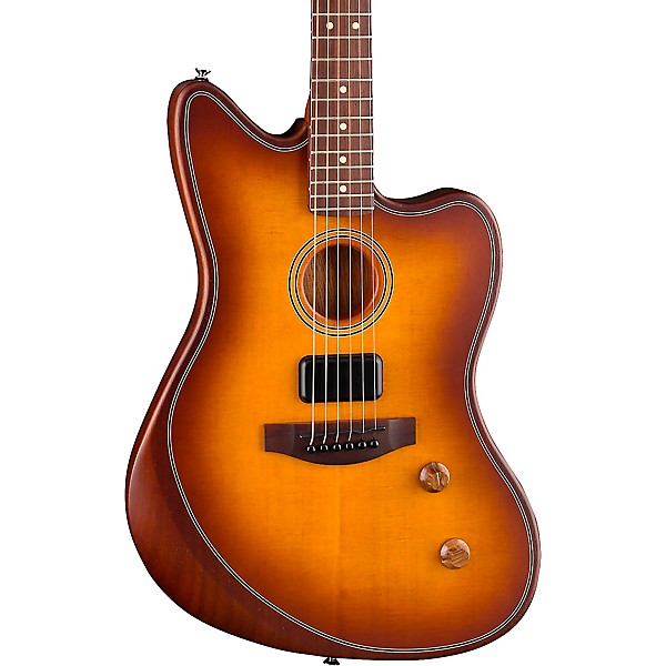 Fender Acoustasonic Jazzmaster Acoustic-Electric Guitar - Honey