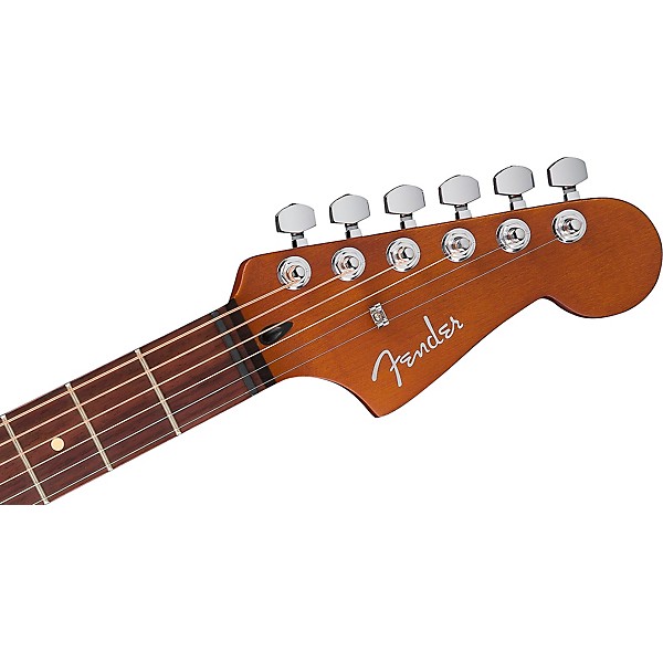 Fender Acoustasonic Standard Jazzmaster Acoustic-Electric Guitar Black