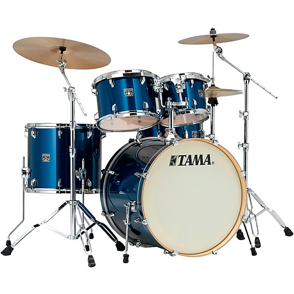 TAMA Superstar Classic 5-Piece Shell Pack With 22" Bass Drum Indigo Sparkle