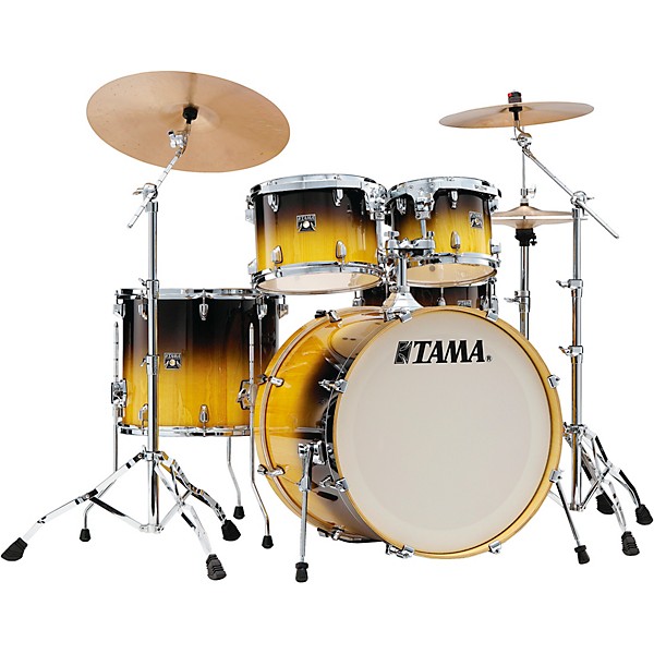 TAMA Superstar Classic 5-Piece Shell Pack With 22" Bass Drum Gloss Lacebark Pine Fade