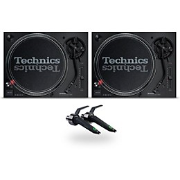 Technics SL-1200MK7 Direct Drive Turntable Pair with Ortofon Concorde Mix Cartridge Twin Pack