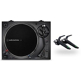 Audio-Technica AT-LP120XUSB Direct-Drive Stereo Turntable Pair with Ortofon Concorde Mix Cartridge Twin Pack