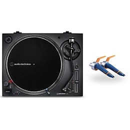 Audio-Technica AT-LP120XUSB Direct-Drive Stereo Turntable Pair with Ortofon Concorde DJ Cartridge Twin Pack