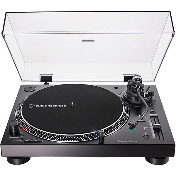 Audio-Technica AT-LP120XUSB Direct-Drive Stereo Turntable Pair with Ortofon Concorde DJ Cartridge Twin Pack