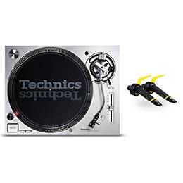 Technics SL-1200MK7S Direct-Drive Professional DJ Turntable Pair with Ortofon Concorde Club Cartridge Twin Pack