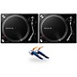 Pioneer DJ PLX-500 Direct-Drive Professional Turntable Pair (Black) with Ortofon Concorde DJ Cartridge Twin Pack thumbnail