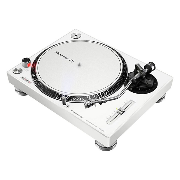 Pioneer DJ PLX-500 Direct-Drive Professional Turntable Pair (White) with Ortofon Concorde Club Cartridge Twin Pack