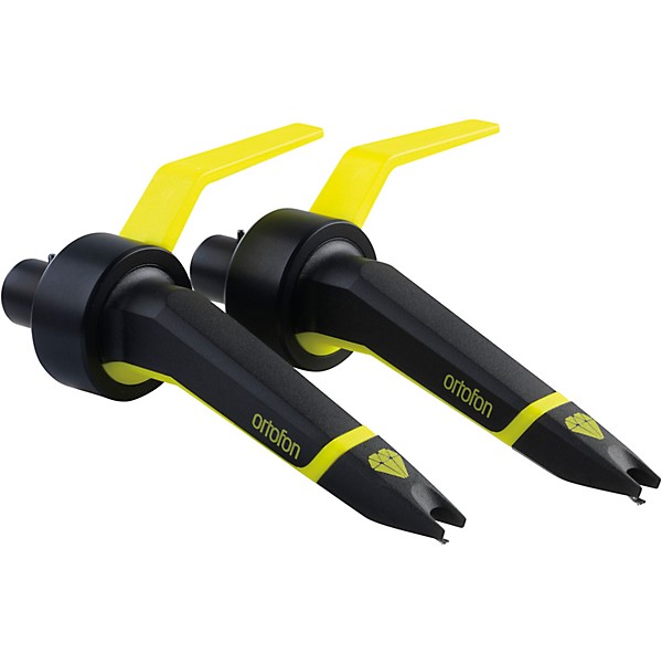 Pioneer DJ PLX-500 Direct-Drive Professional Turntable Pair (White) with Ortofon Concorde Club Cartridge Twin Pack