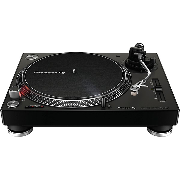 Pioneer DJ PLX-500 Direct-Drive Professional Turntable (Black) with Ortofon Concorde Club Cartridge