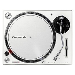 Pioneer DJ PLX-500 Direct-Drive Professional Turntable (White) with Ortofon Concorde DJ Cartridge