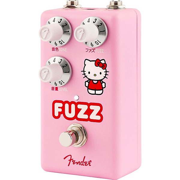 Fender Hello Kitty Fuzz Effects, Poly Guitar Strap and Cable Effects Bundle