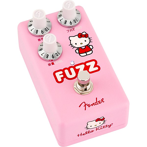 Fender Hello Kitty Fuzz Effects, Poly Guitar Strap and Cable Effects Bundle