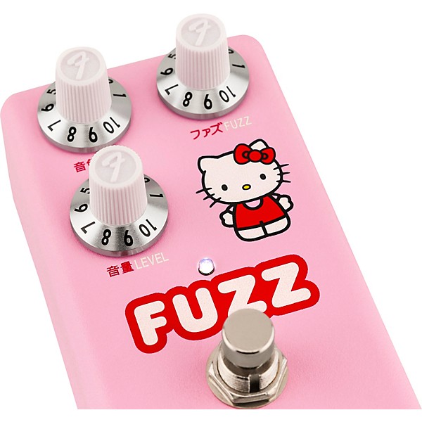 Fender Hello Kitty Fuzz Effects, Poly Guitar Strap and Cable Effects Bundle