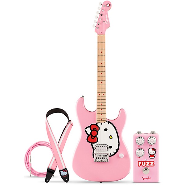 Fender x Hello Kitty Complete Guitar Package