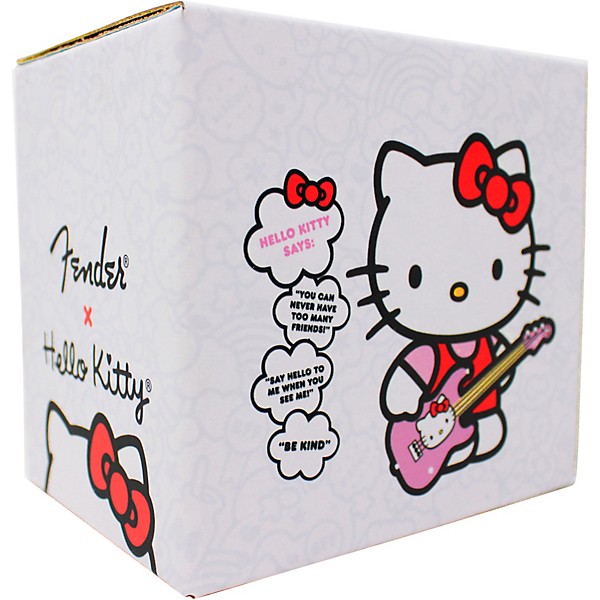 Fender x Hello Kitty Lifestyle Bundle With Hoodie, Shirt, Hat, Mug & Pick Tin