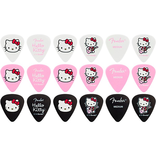 Fender x Hello Kitty Lifestyle Bundle With Hoodie, Shirt, Hat, Mug & Pick Tin