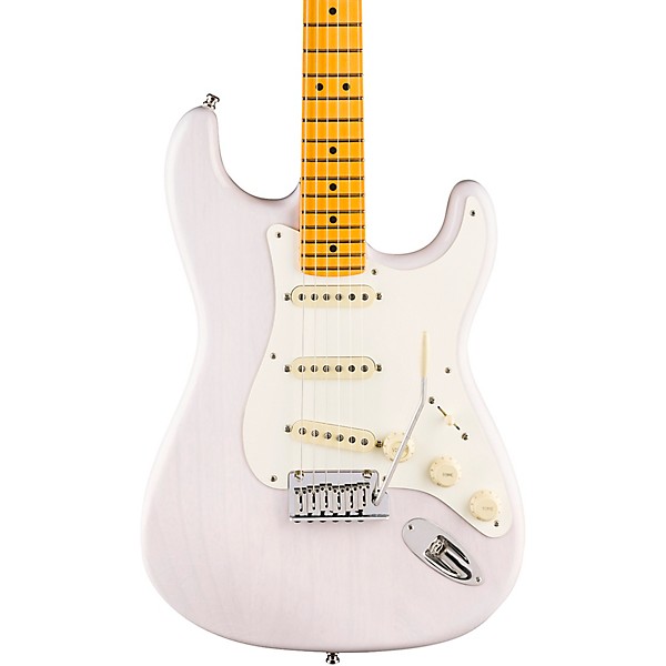 Fender American Ultra Luxe Vintage '50s Stratocaster Maple Fingerboard Electric Guitar White Blonde