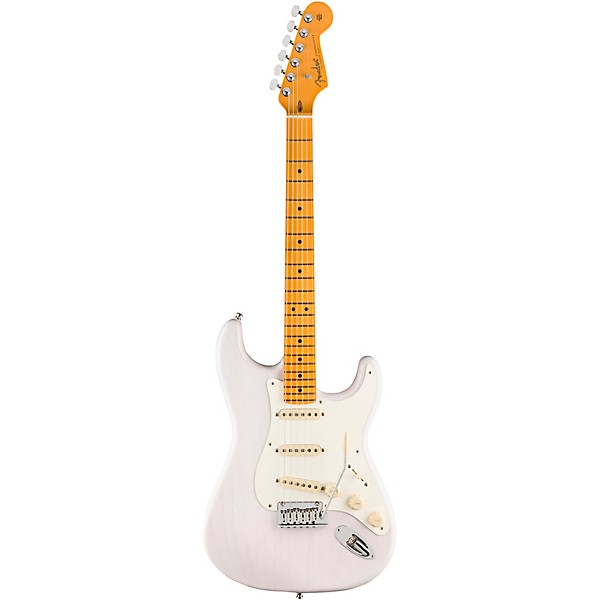 Fender American Ultra Luxe Vintage '50s Stratocaster Maple Fingerboard Electric Guitar White Blonde