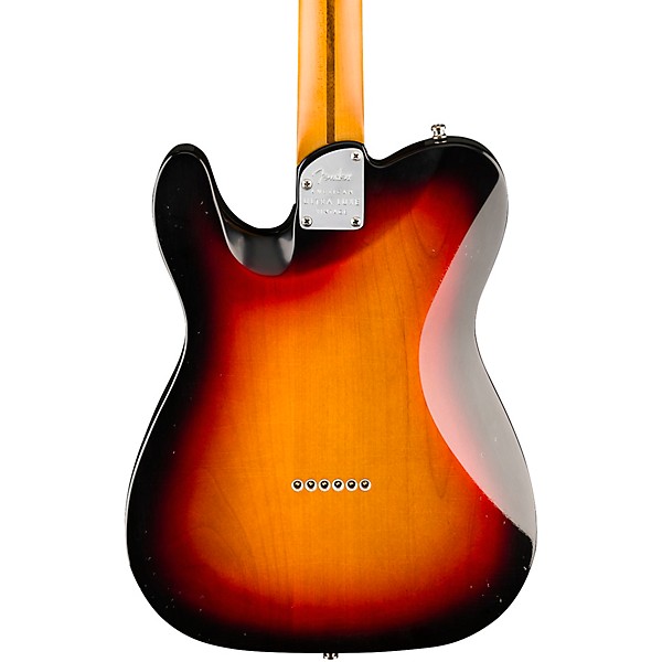 Fender American Ultra Luxe Vintage '60s Telecaster Custom Rosewood Fingerboard Electric Guitar 3-Color Sunburst