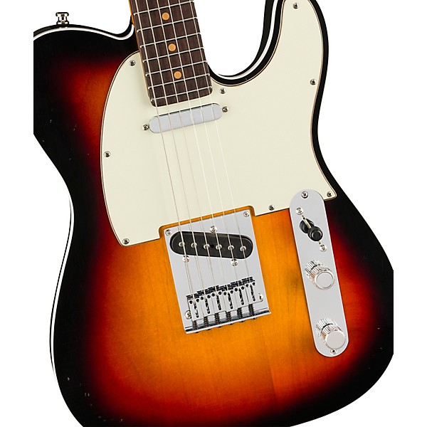 Fender American Ultra Luxe Vintage '60s Telecaster Custom Rosewood Fingerboard Electric Guitar 3-Color Sunburst