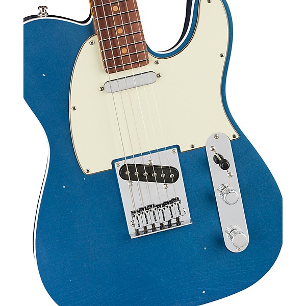 Fender American Ultra Luxe Vintage '60s Telecaster Custom Rosewood Fingerboard Electric Guitar Lake Placid Blue