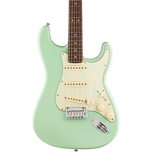 Fender American Ultra Luxe Vintage '60s Stratocaster Rosewood Fingerboard Electric Guitar Surf Green