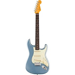 Fender American Ultra Luxe Vintage '60s Stratocaster Rosewood Fingerboard Electric Guitar Ice Blue Metallic