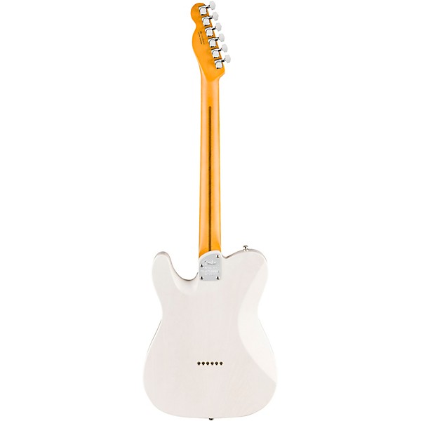 Fender American Ultra Luxe Vintage '50s Telecaster Maple Fingerboard Electric Guitar White Blonde