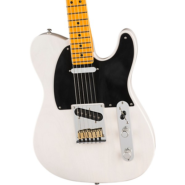 Fender American Ultra Luxe Vintage '50s Telecaster Maple Fingerboard Electric Guitar White Blonde