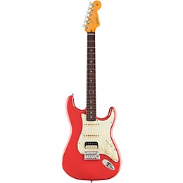 Fender American Ultra Luxe Vintage '60s Stratocaster HSS Rosewood Fingerboard Electric Guitar Fiesta Red