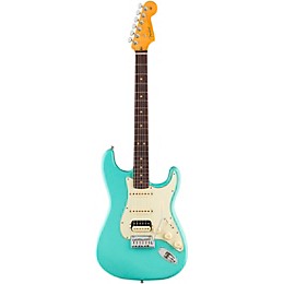 Fender American Ultra Luxe Vintage '60s Stratocaster HSS Rosewood Fingerboard Electric Guitar Sea Foam Green