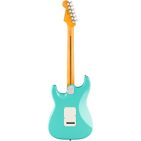 Fender American Ultra Luxe Vintage '60s Stratocaster HSS Rosewood Fingerboard Electric Guitar Sea Foam Green
